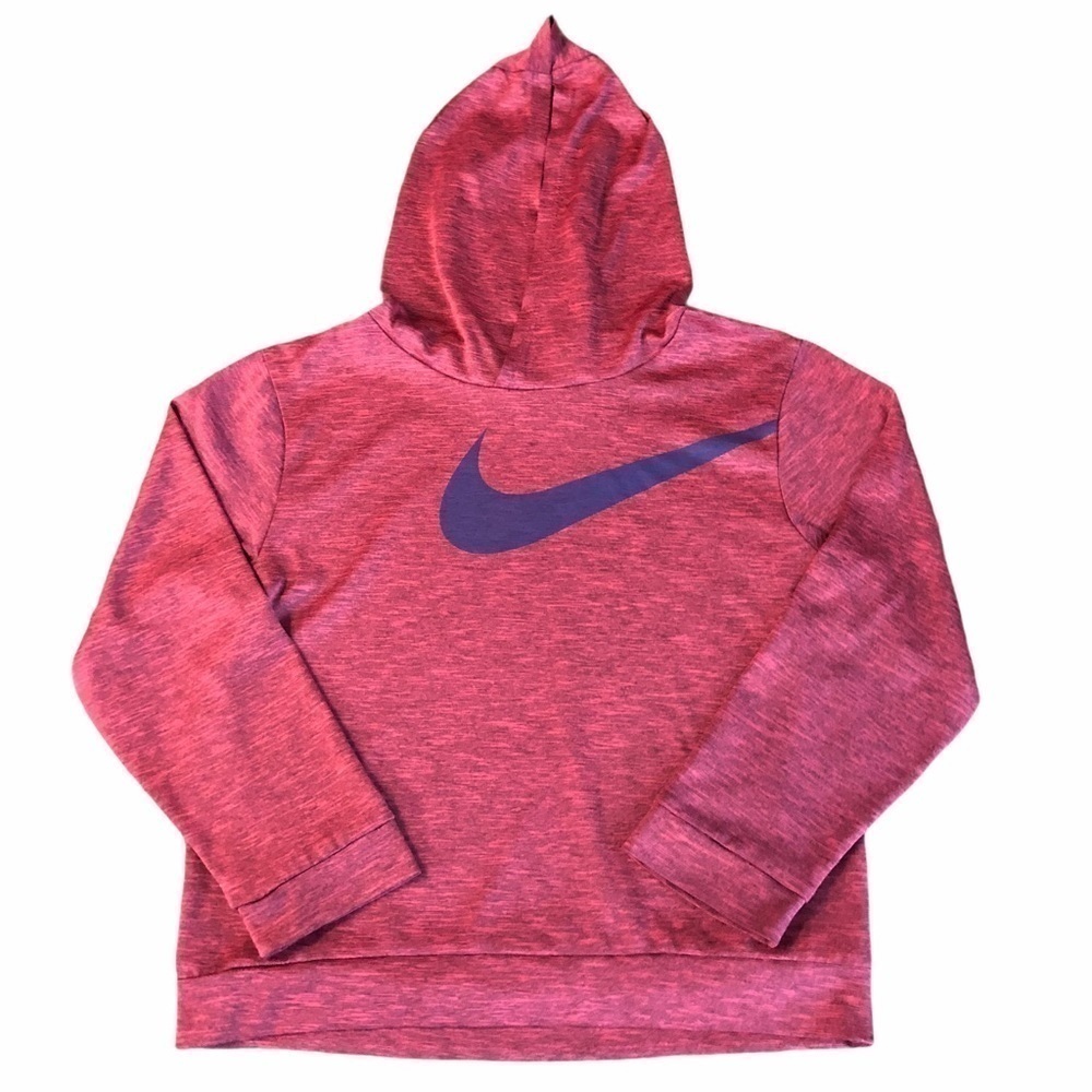 NIKE DR-FIT - UNISEX PULLOVER REDDISH HOODIE SZ L
